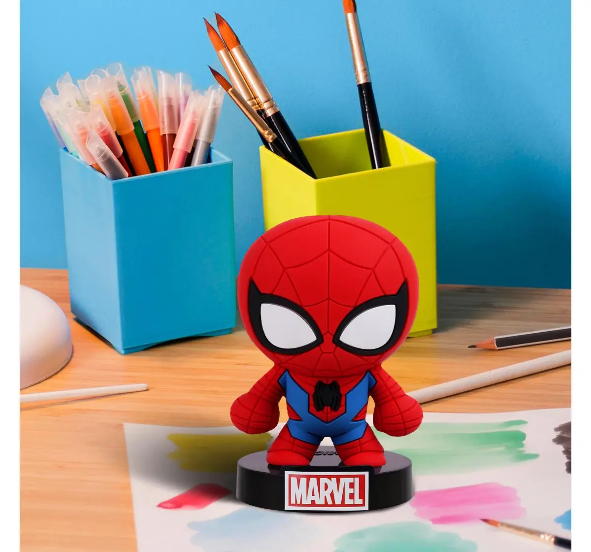 Marvel Spider-Man 2 in 1 Action Figurine & Keychain, Collectible, 3Y+