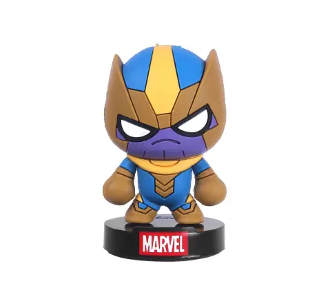Marvel Thanos 2 in 1 Action Figurine & Keychain, Collectible, 3Y+