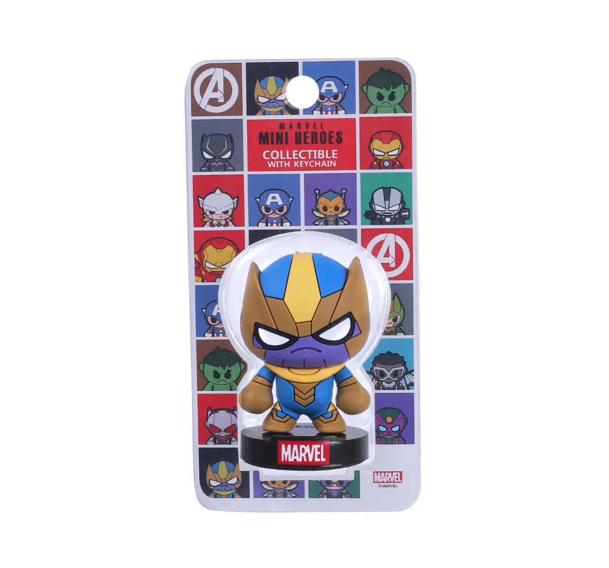 Marvel Thanos 2 in 1 Action Figurine & Keychain, Collectible, 3Y+