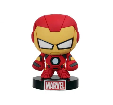 Marvel Iron Man 2 in 1 Action Figurine & Keychain, Collectible, 3Y+