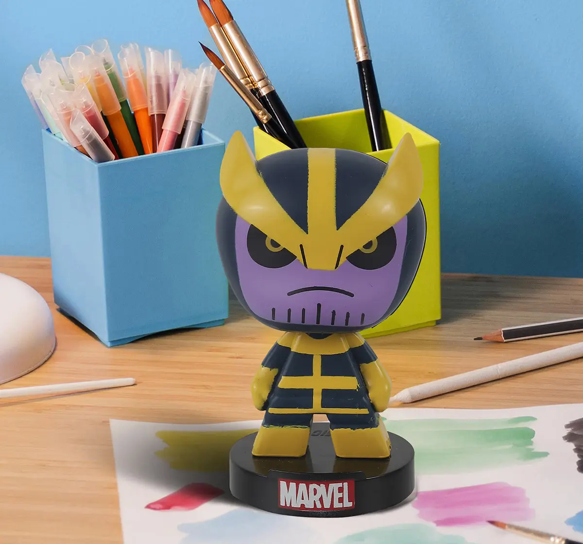 Marvel Thanos Bobble Head Collectible Action Figure, 5Y+