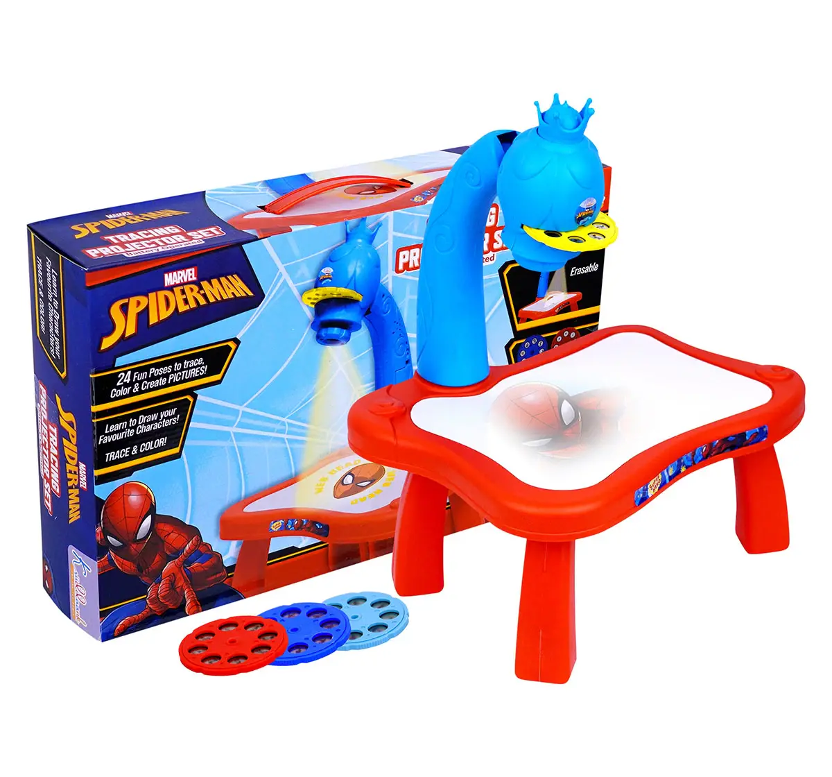 Kriiddaank Tracing Projector Set Spiderman, 3Y+