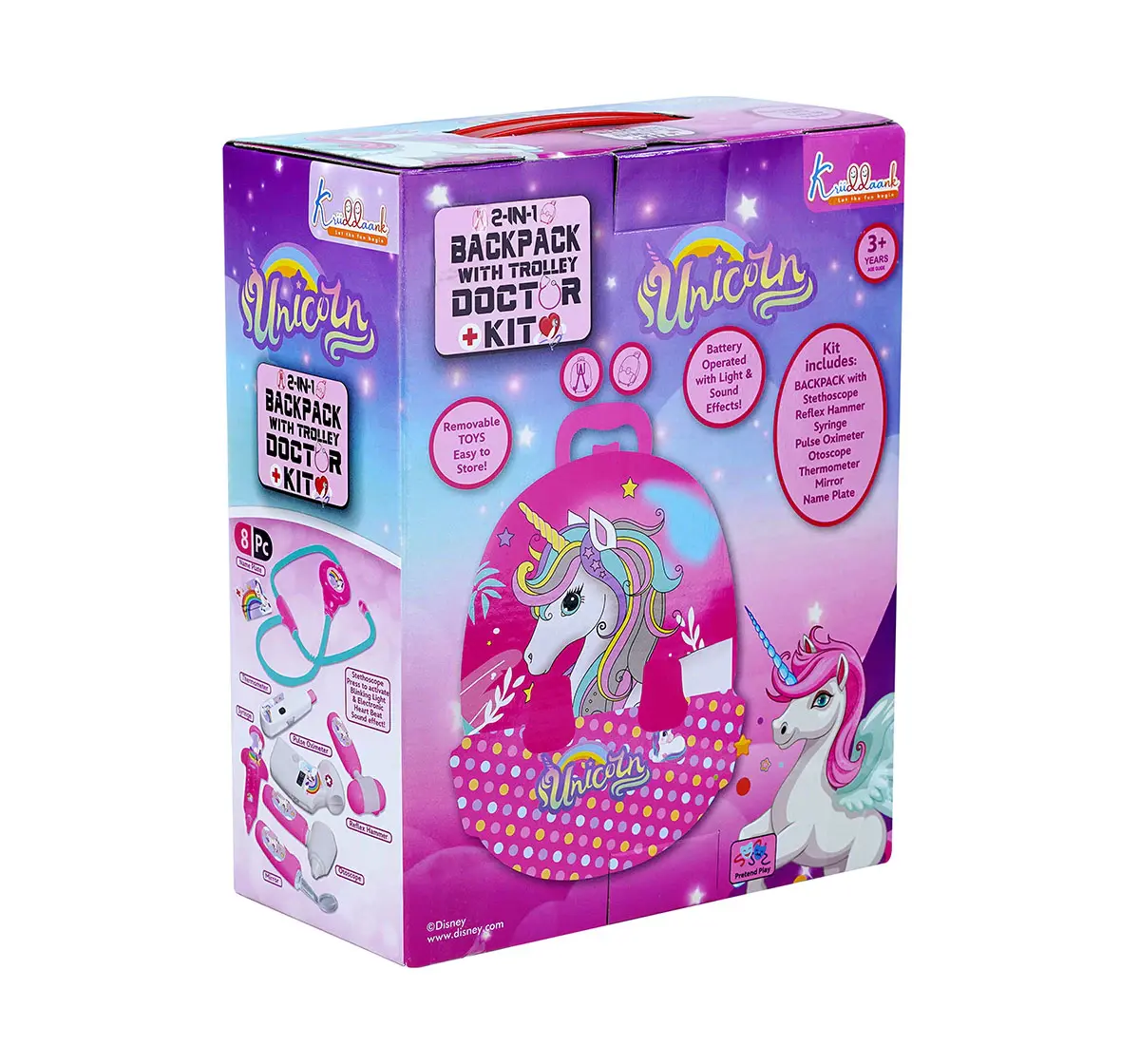 Kriiddaank Backpack Doctor Set Unicorn, 3Y+