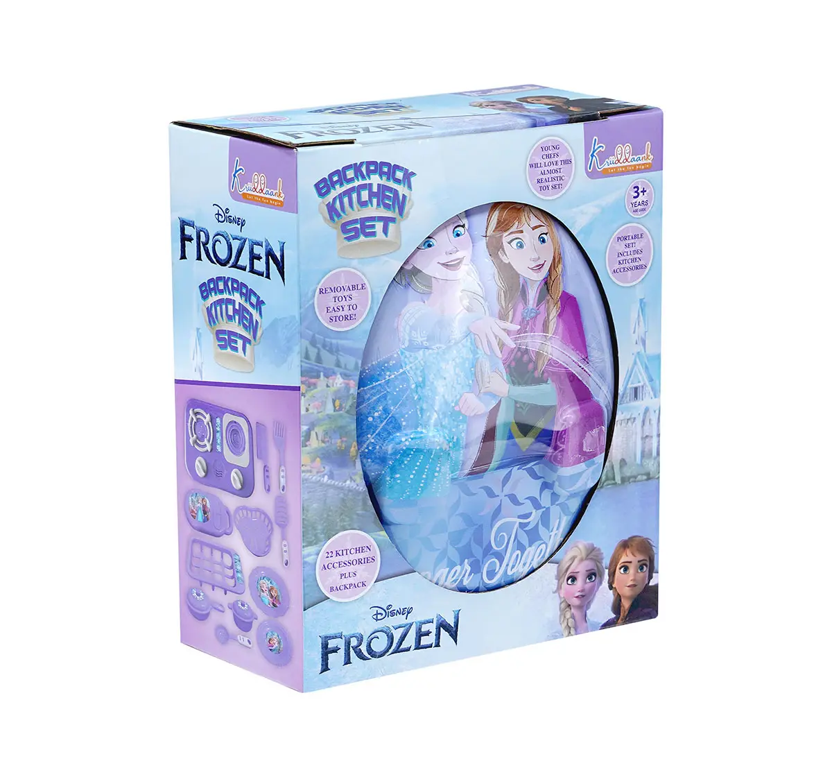 Kriiddaank Backpack Kitchen Set Frozen, 3Y+