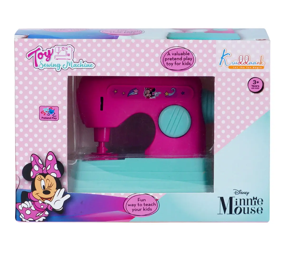 Kriiddaank Household Sewing Machine Minnie Mouse, 3Y+