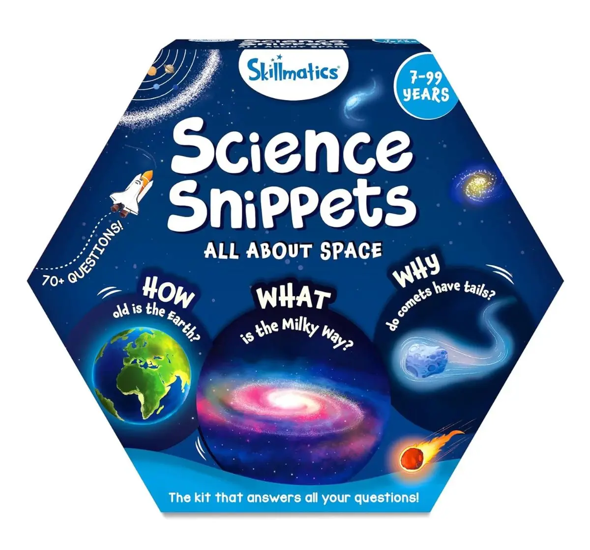 Skillmatics Flash Cards Science Snippets Kit, All About Space, 7Y+