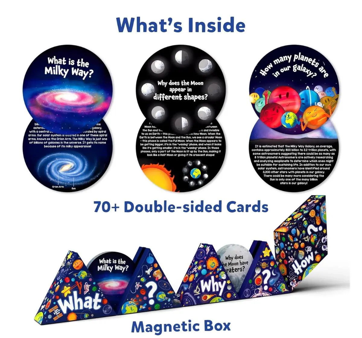 Skillmatics Flash Cards Science Snippets Kit, All About Space, 7Y+