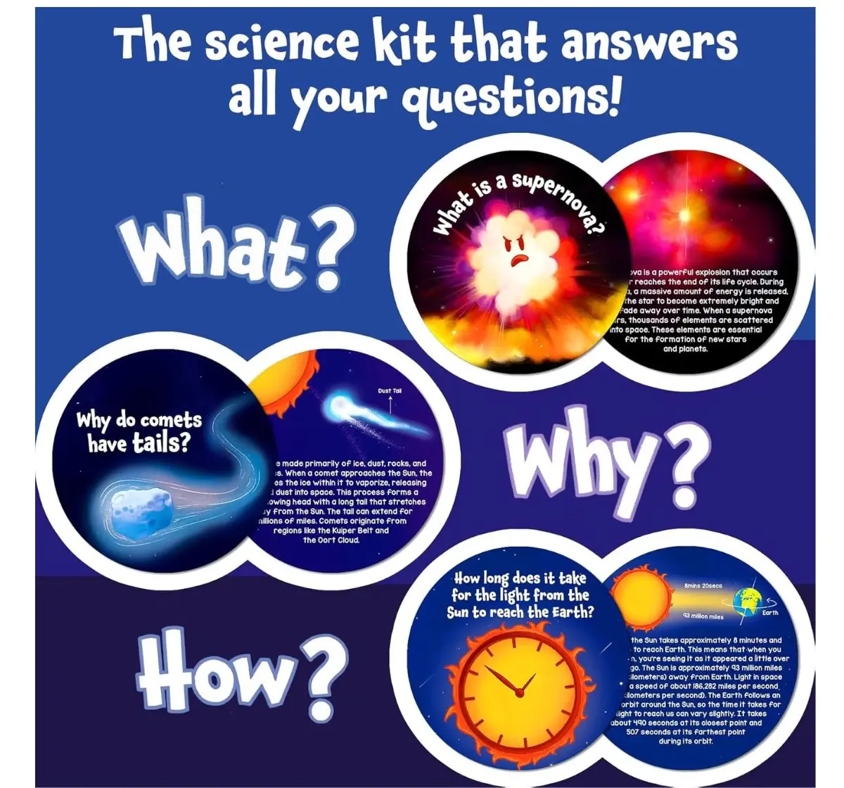 Skillmatics Flash Cards Science Snippets Kit, All About Space, 7Y+