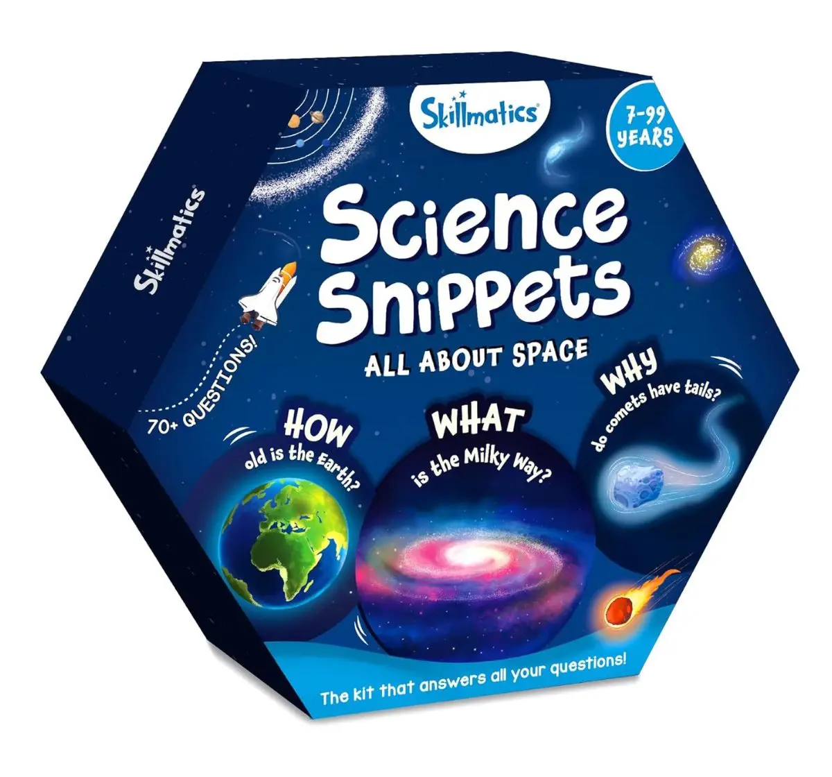 Skillmatics Flash Cards Science Snippets Kit, All About Space, 7Y+