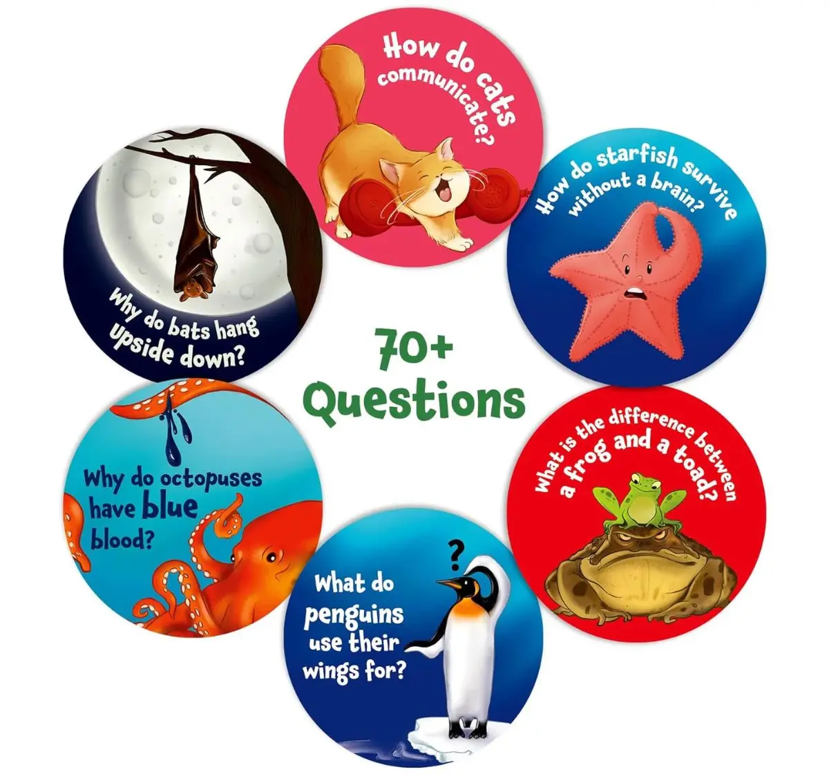 Skillmatics Flash Cards Science Snippets Kit, All About Animals, 7Y+