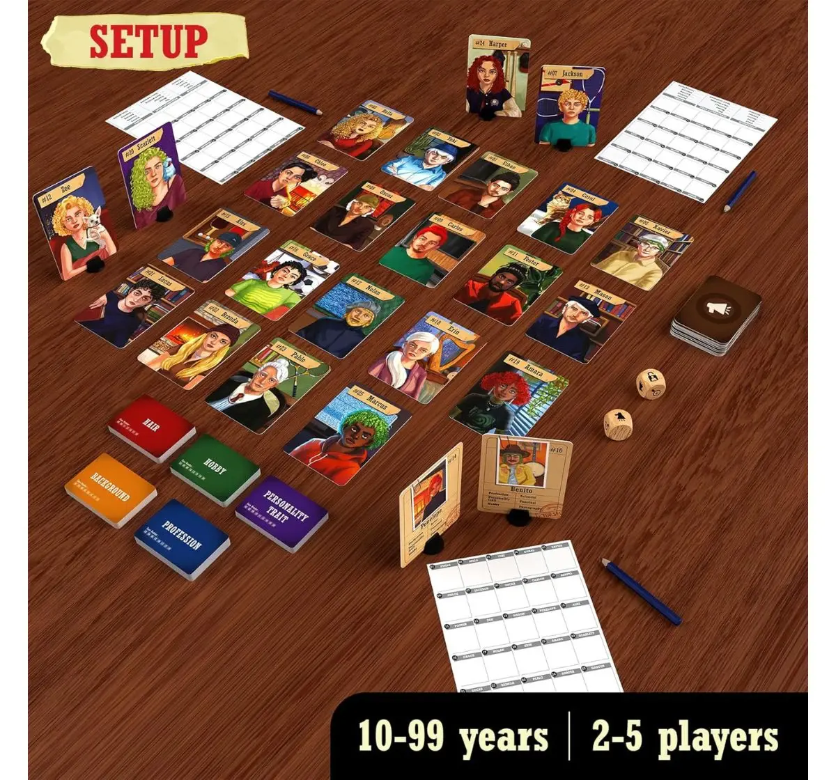 Skillmatics Catch The Crook, Strategy & Mystery Board Game, 10Y+