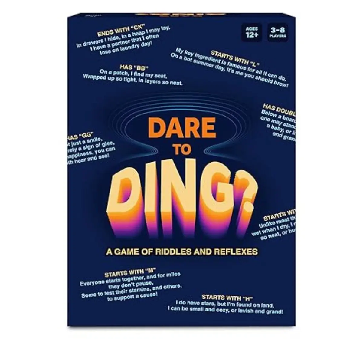 Gouda Games Dare To Ding?, A Card Game Of Riddles And Reflexes!, 12Y+