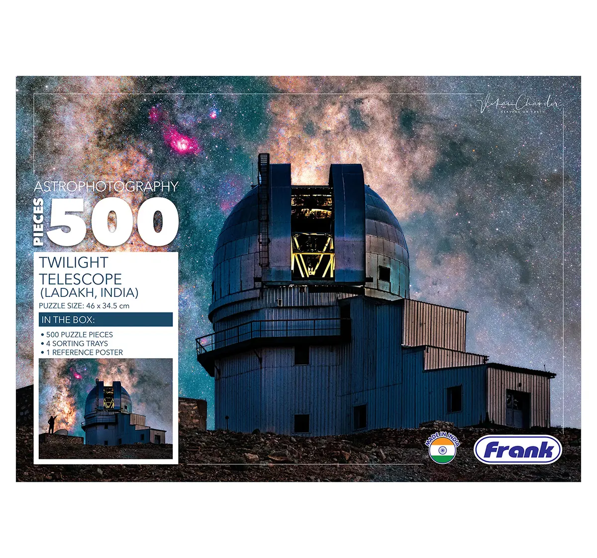 Frank Twilight Telescope 500 pieces Astrophotography Puzzle, 10Y+