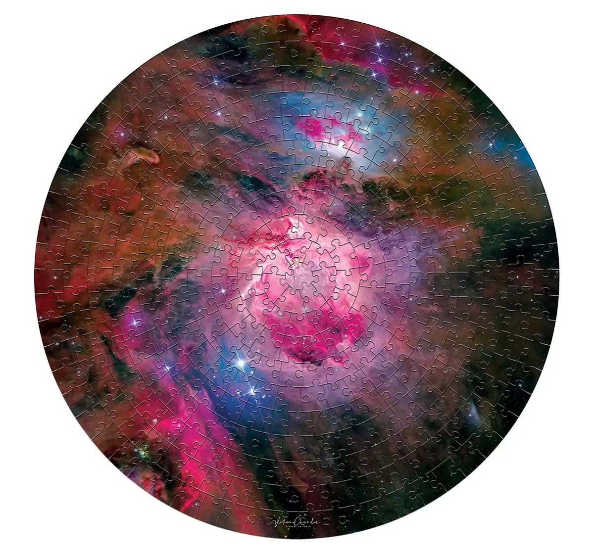 Frank Ornate Orion 350 pieces Astrophotography Round Puzzle, 10Y+