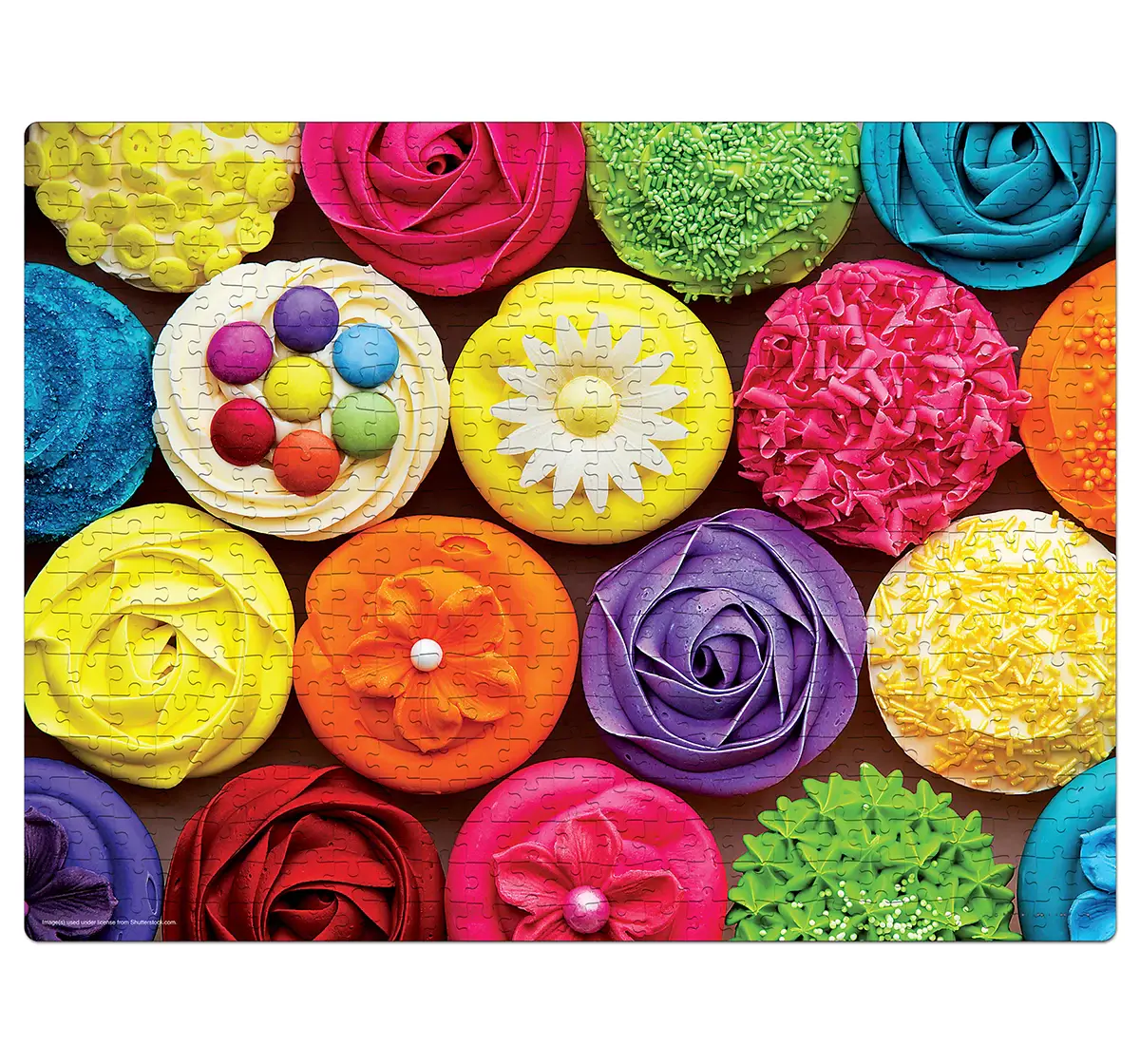 Frank Colourful Cupcakes 500 pieces Puzzle, 10Y+