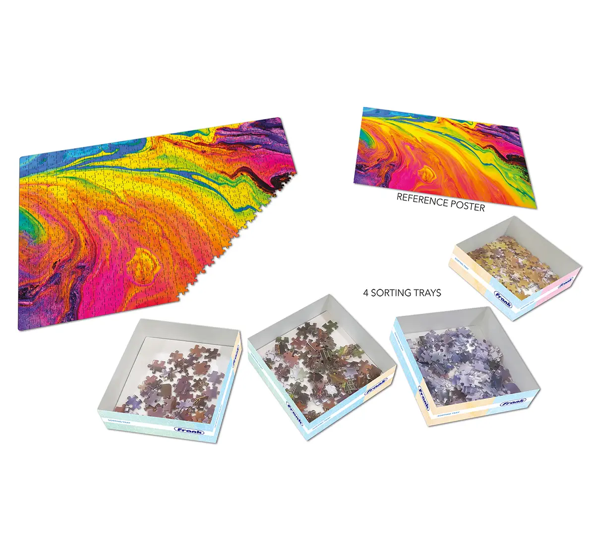 Frank Colour Cascade 750 pieces Puzzle, 15Y+