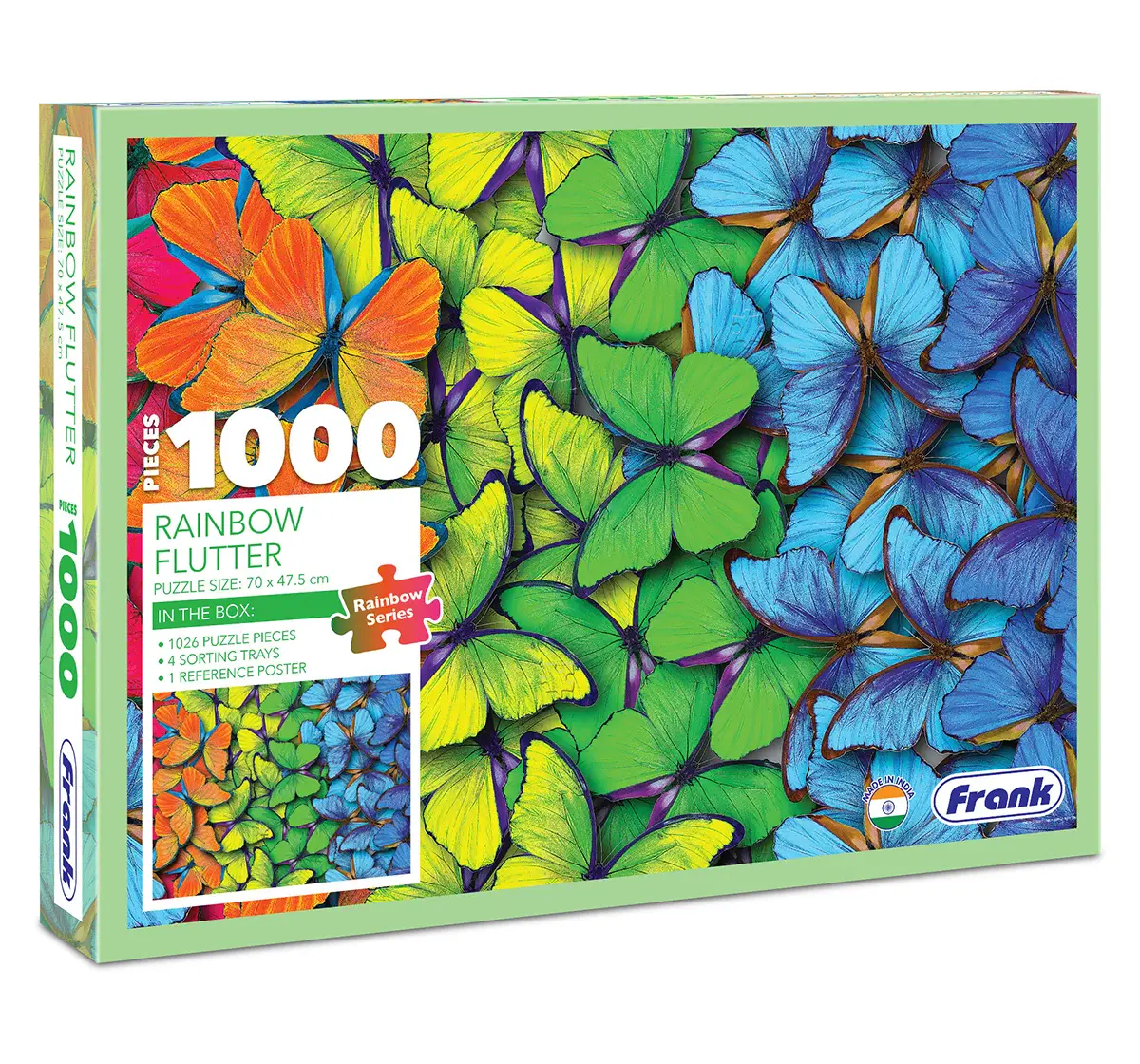 Frank Rainbow Flutter 1000 pieces Puzzle, 15Y+