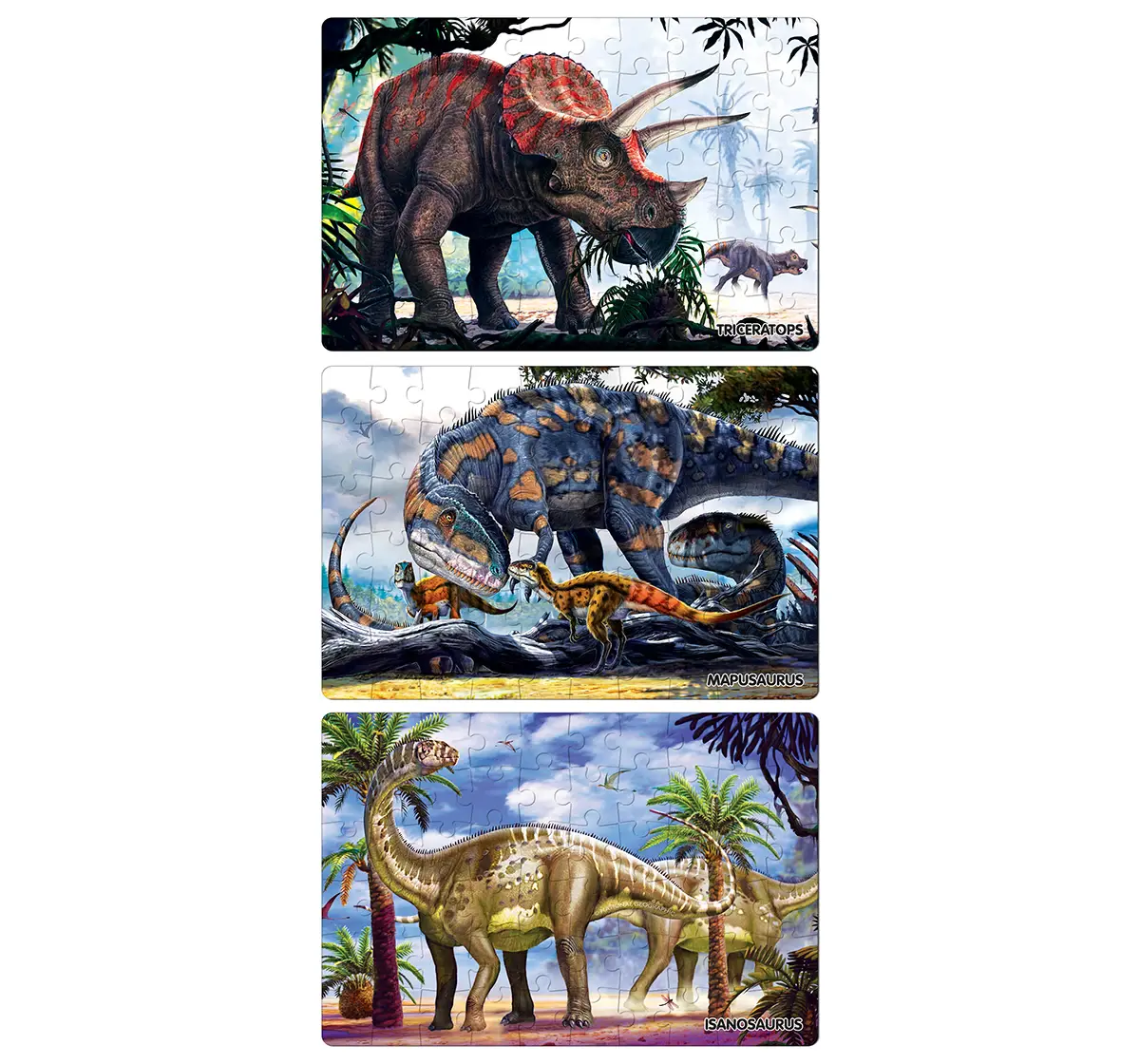 Frank National Geographic Kids Dinosaurs Puzzle Pack 3, 60 pieces, 5Y+