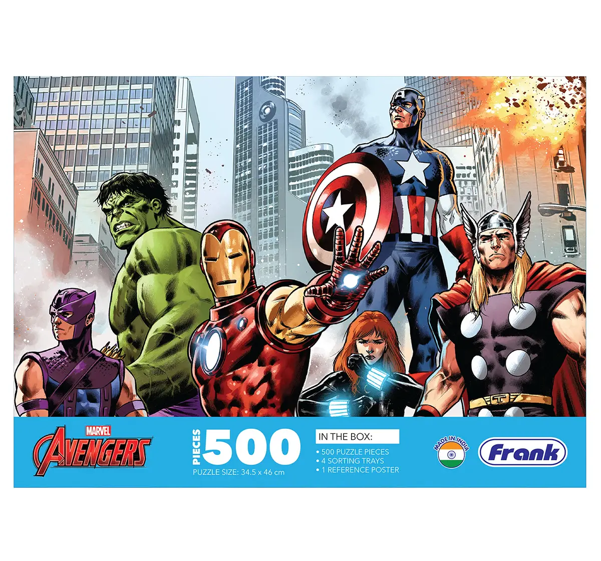 Frank Marvel Avengers 500 pieces Puzzle, 10Y+