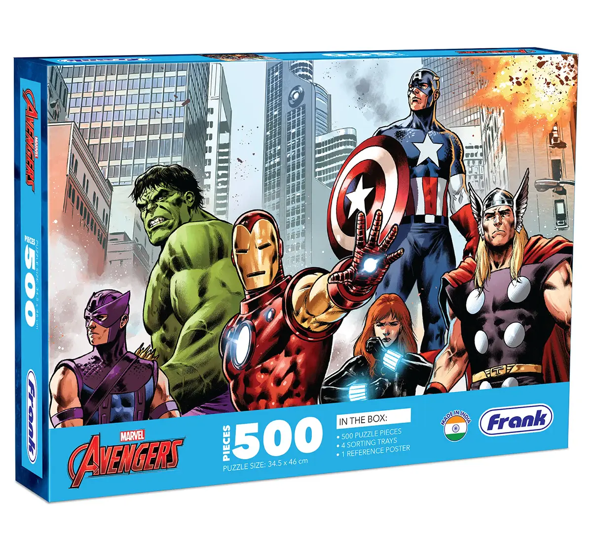 Frank Marvel Avengers 500 pieces Puzzle, 10Y+