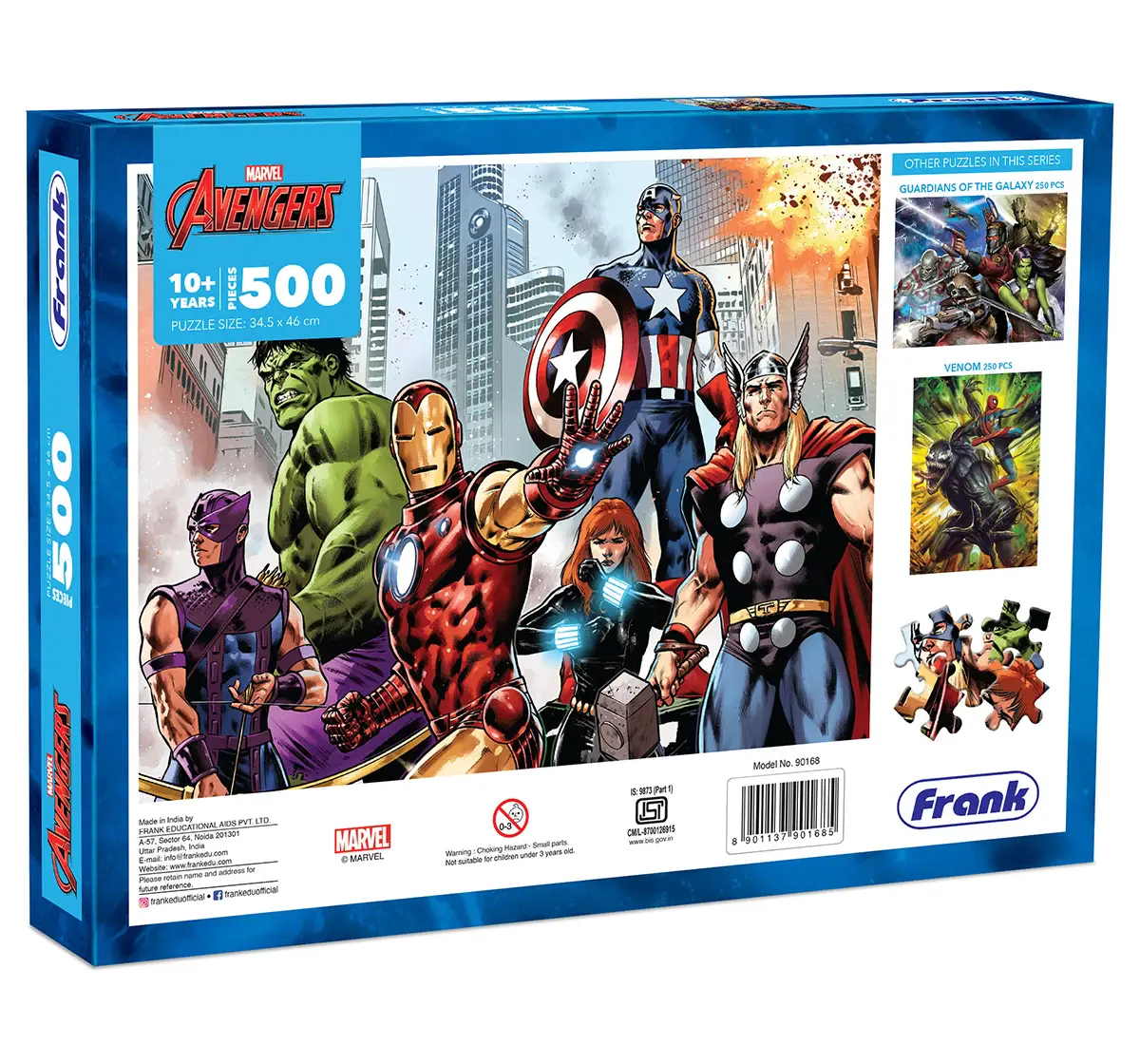 Frank Marvel Avengers 500 pieces Puzzle, 10Y+