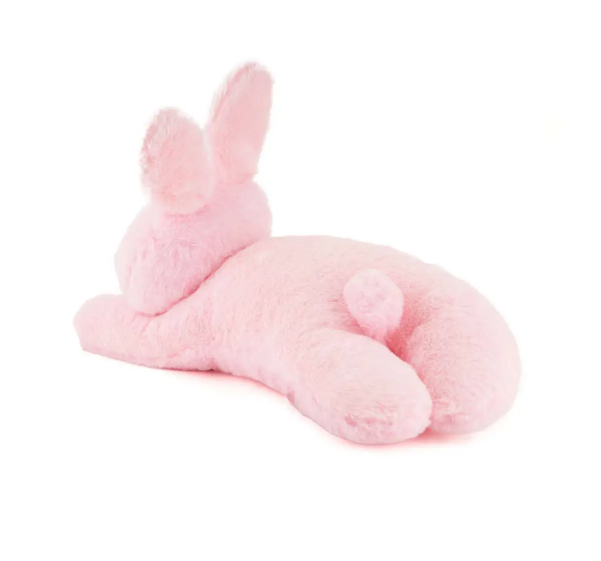 Fuzzbuzz Sleeping Bunny Soft Toy, 19cm, Pink, 18M+