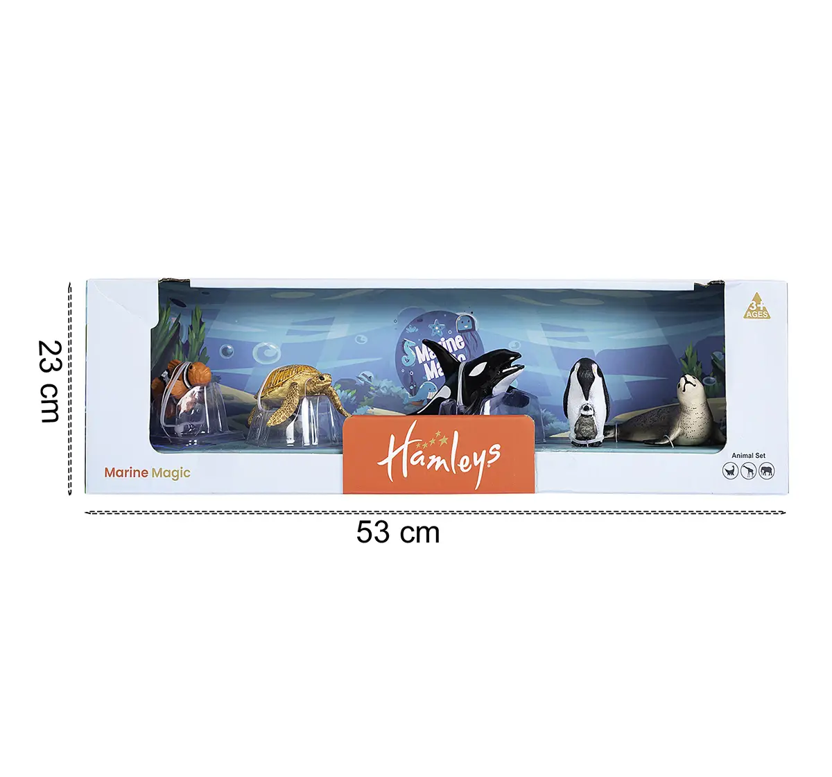 Hamleys Sea Animals Pack of 5, 3Y+