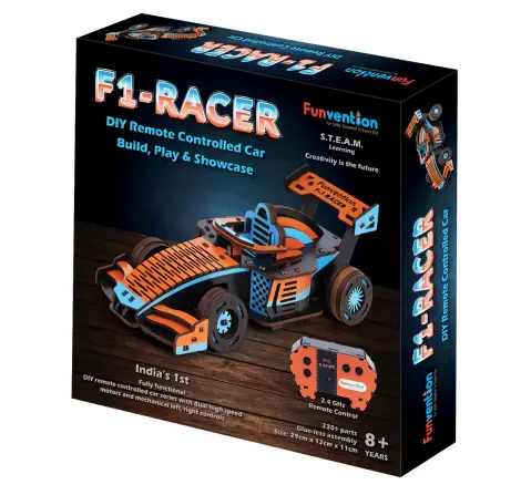 Funvention F1 Racer DIY Remote Control Car Model , 8Y+