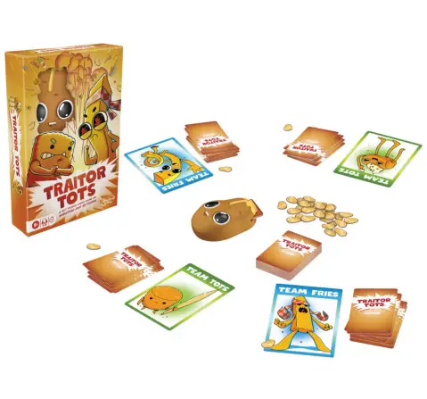 Hasbro Traitor Tots Card Game, Explosive Potato Party Card Game, 8Y+, 3 to 10 Players
