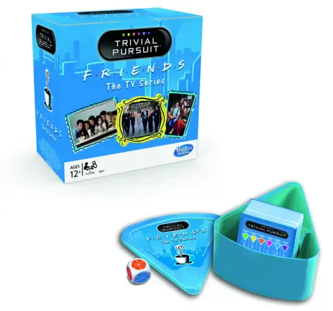 Hasbro Trivial Pursuit: Friends the TV Series Edition Trivia Party Game, 600 Trivia Questions, Tweens and Teens Ages 12Y+