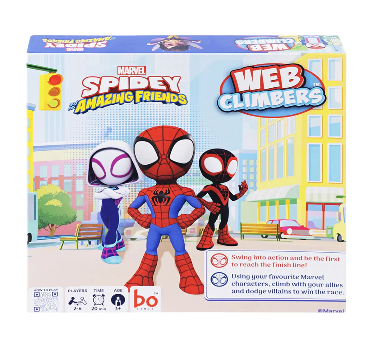 Borad Marvel Spidey and His Amazing Friends Board Game, 3Y+, 2 to 6 Players