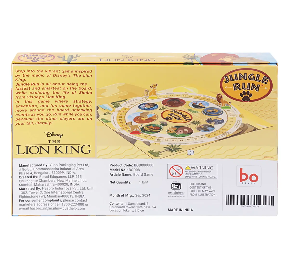 Borad Circle of Life The Lion King Board Game, 5Y+, 2 to 6 Players