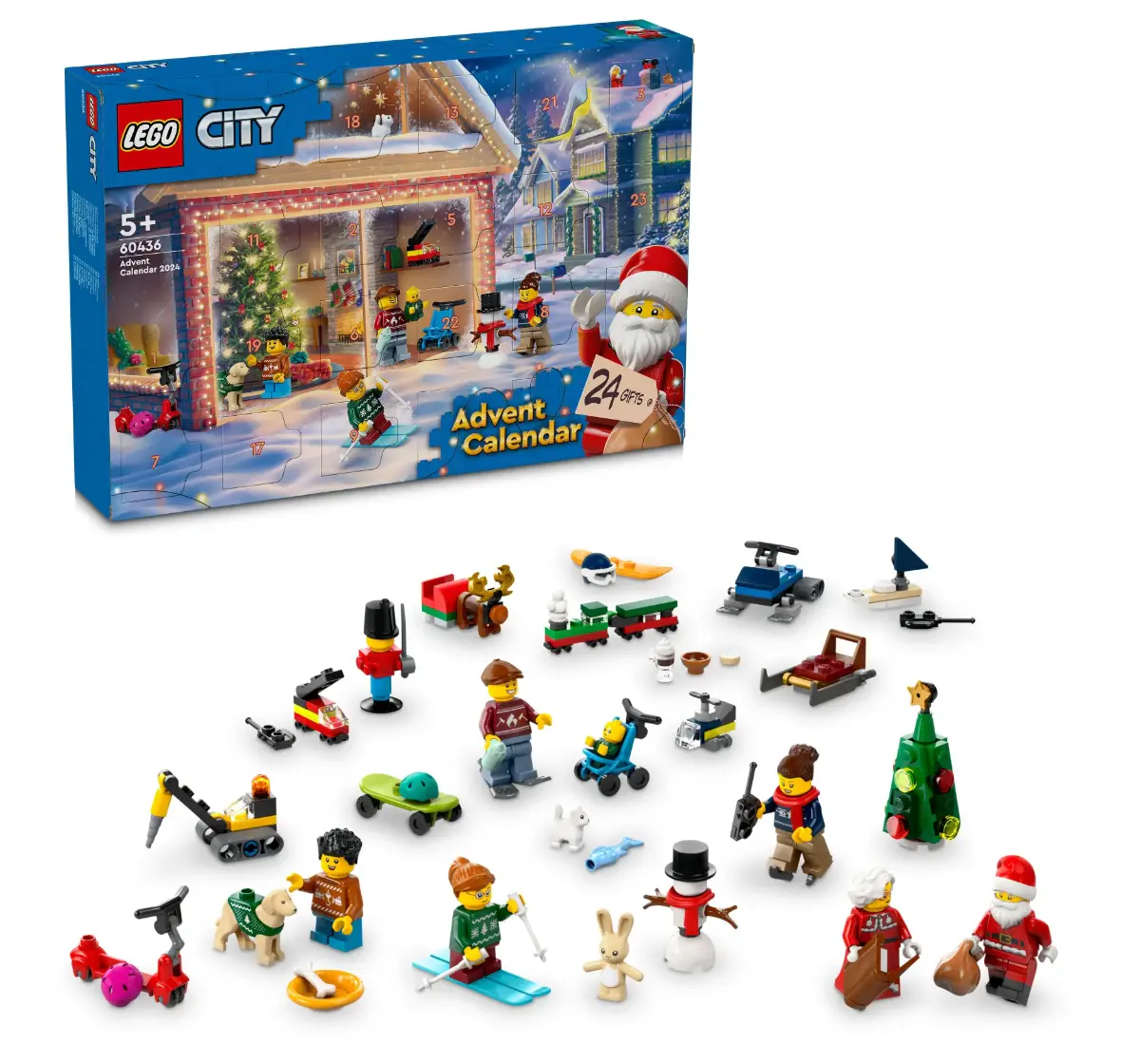 LEGO City Advent Calendar 2024 60436 (195 Pieces), 5Y+