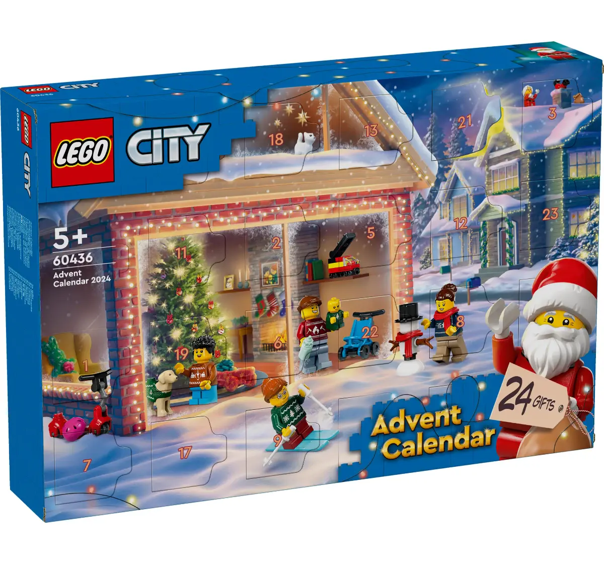 LEGO City Advent Calendar 2024 60436 (195 Pieces), 5Y+