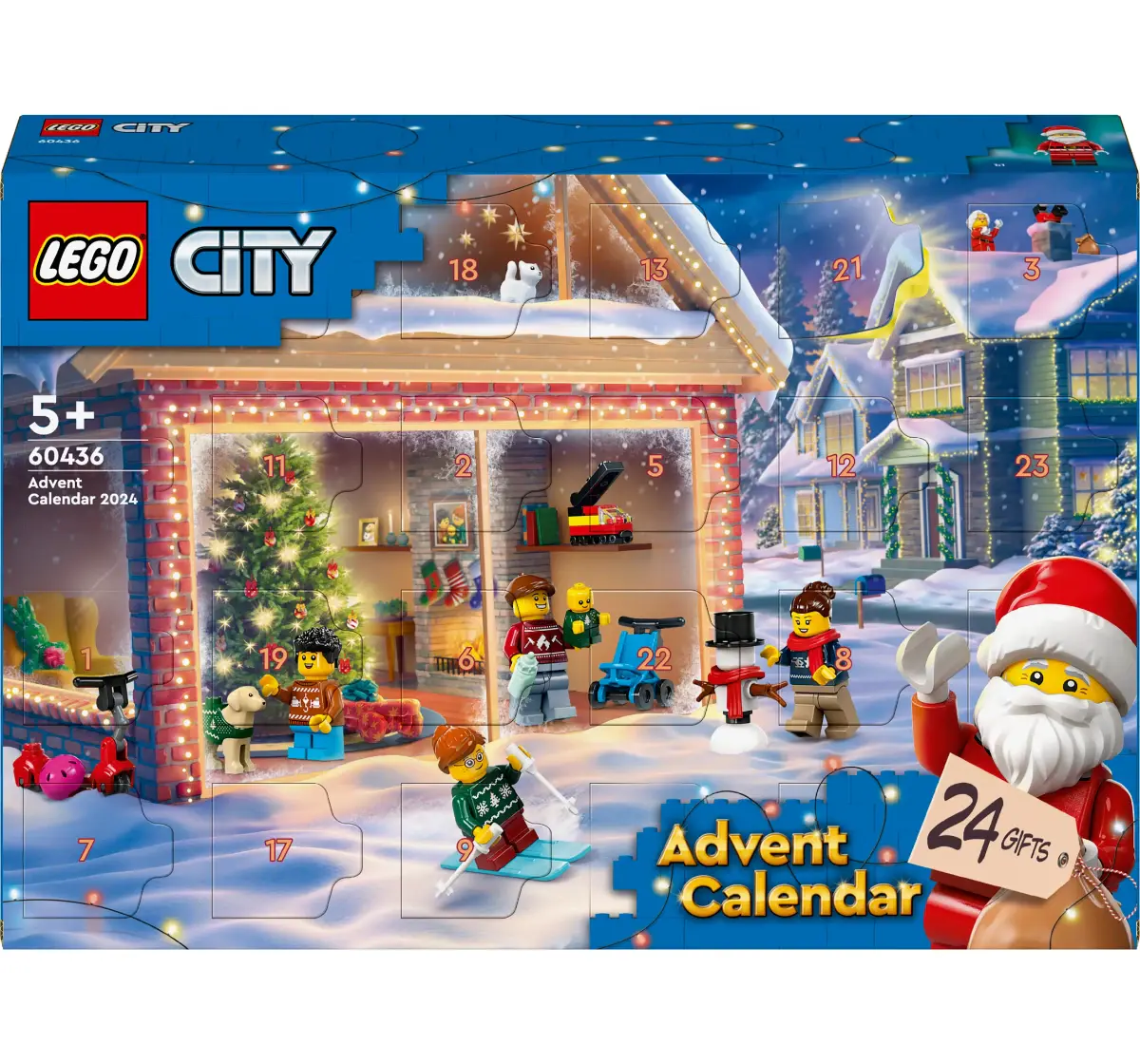 LEGO City Advent Calendar 2024 60436 (195 Pieces), 5Y+