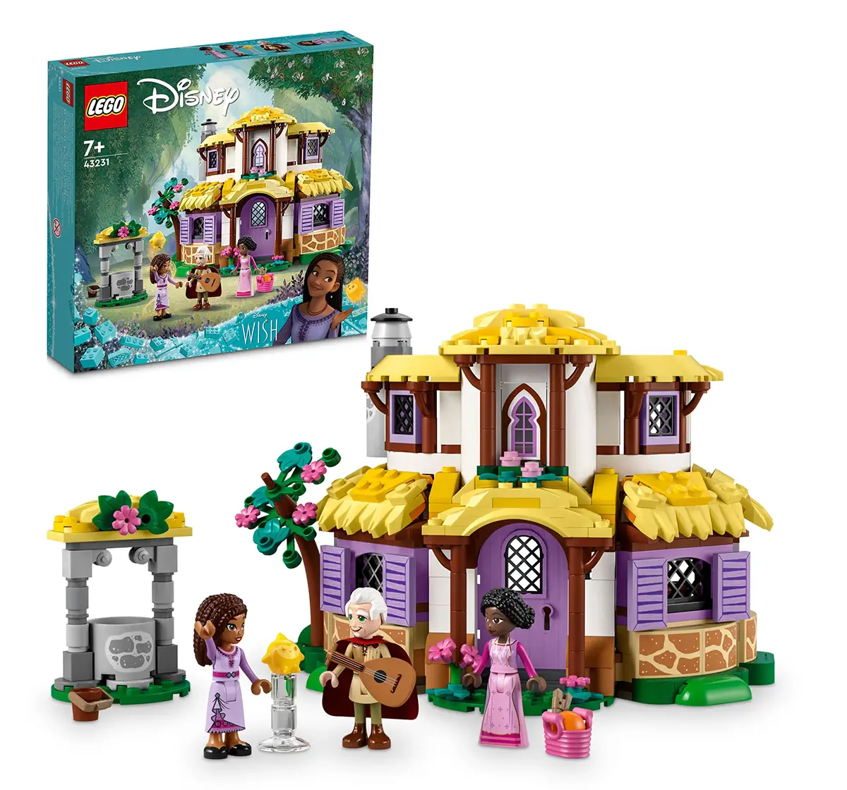 LEGO Disney Ashas Cottage 43231 Building Toy Set (509 Pieces) 7Y+