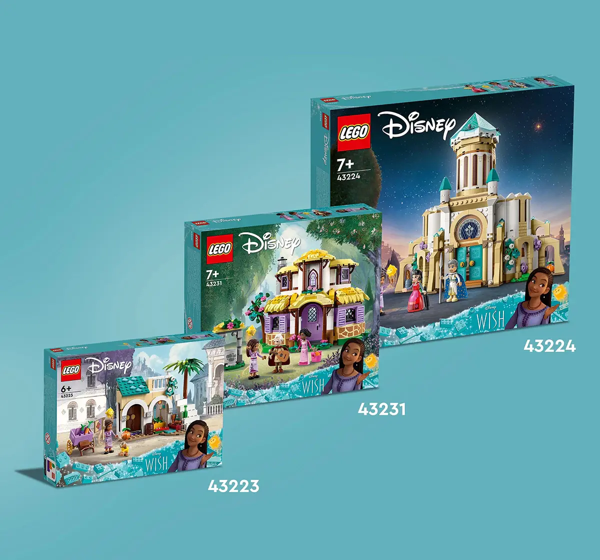 LEGO Disney Ashas Cottage 43231 Building Toy Set (509 Pieces) 7Y+