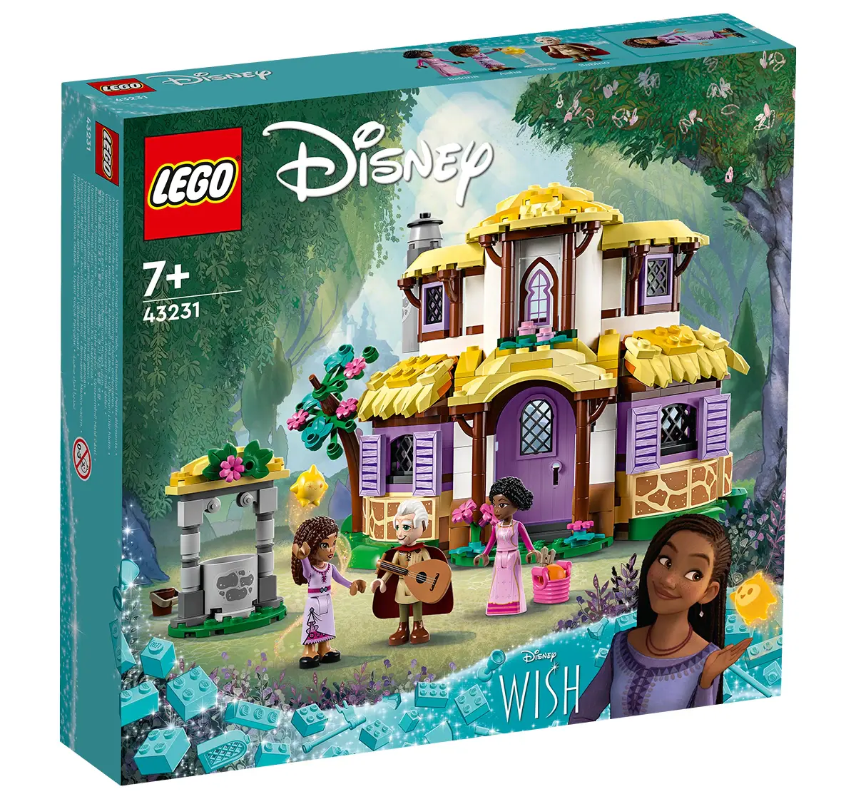 LEGO Disney Ashas Cottage 43231 Building Toy Set (509 Pieces) 7Y+