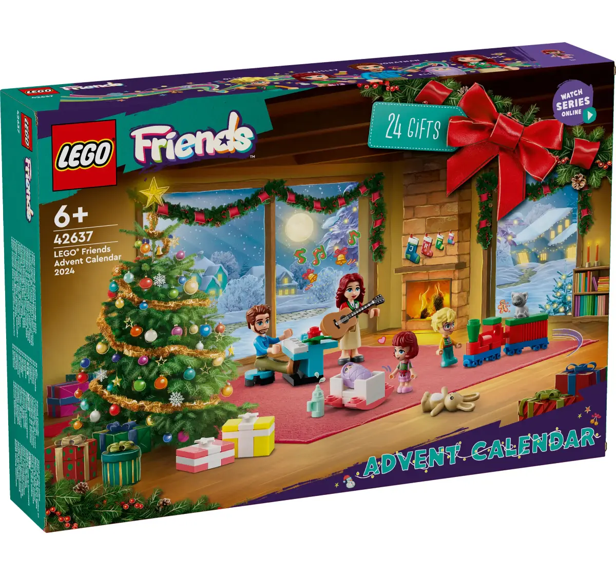 LEGO Friends Advent Calendar 2024, Christmas Toy 42637 (272 Pieces), 6Y+