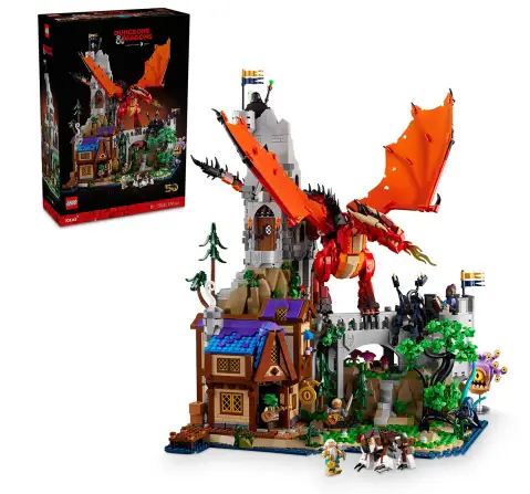 LEGO Ideas Dungeons & Dragons: Red Dragons Tale Set (3745 Pieces) 18Y+
