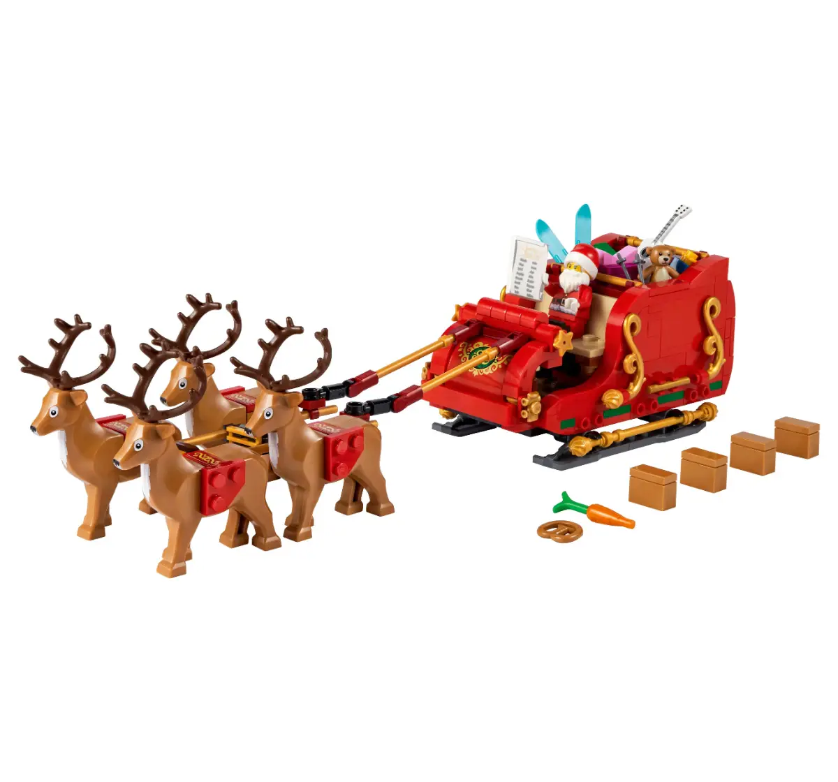 LEGO Iconic Santas Sleigh Toy 40499 (343 Pieces), 9Y+