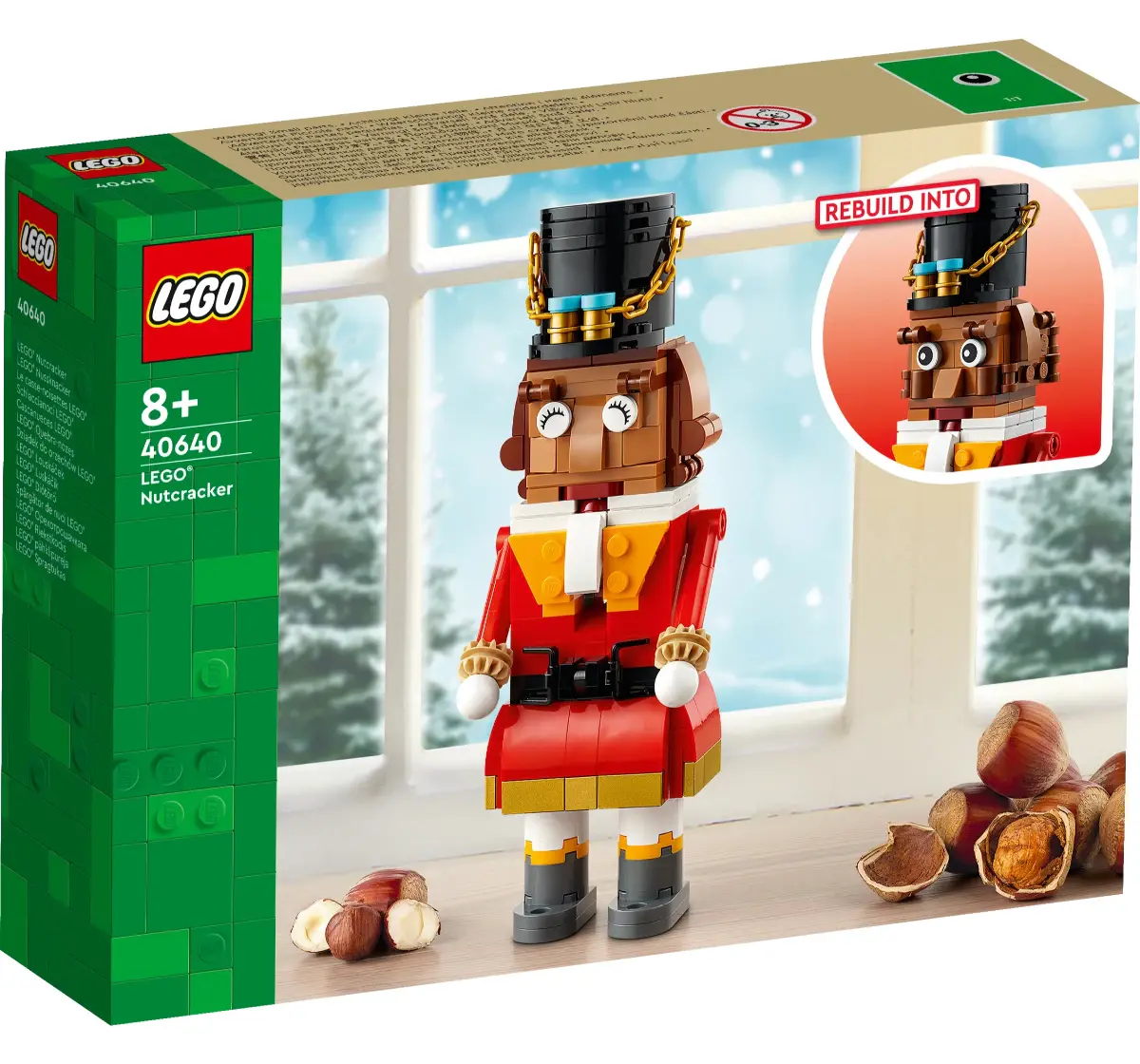 LEGO Iconic Nutcracker Figure 40640 (208 Pieces), 8Y+