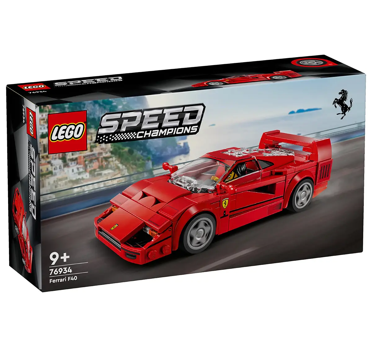 LEGO Speed Champions Ferrari F40 Supercar Vehicle Toy 76934 (318 Pieces) 9Y+