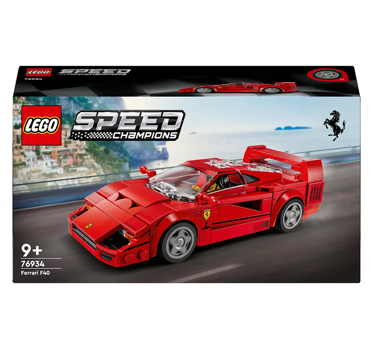 LEGO Speed Champions Ferrari F40 Supercar Vehicle Toy 76934 (318 Pieces) 9Y+