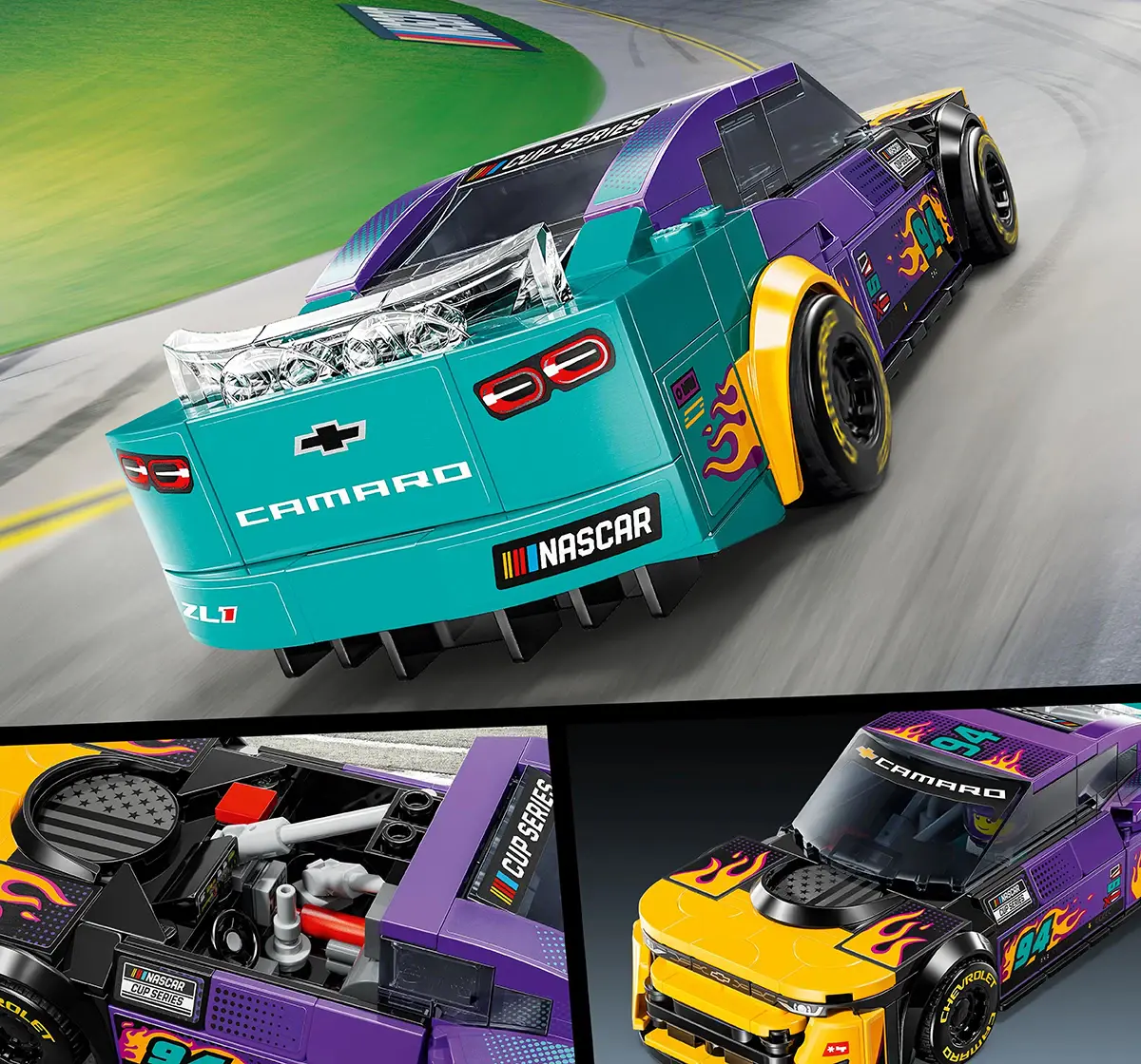 LEGO Speed Champions NASCAR Next Gen Chevrolet Camaro ZL1 76935 (328 Pieces) 9Y+