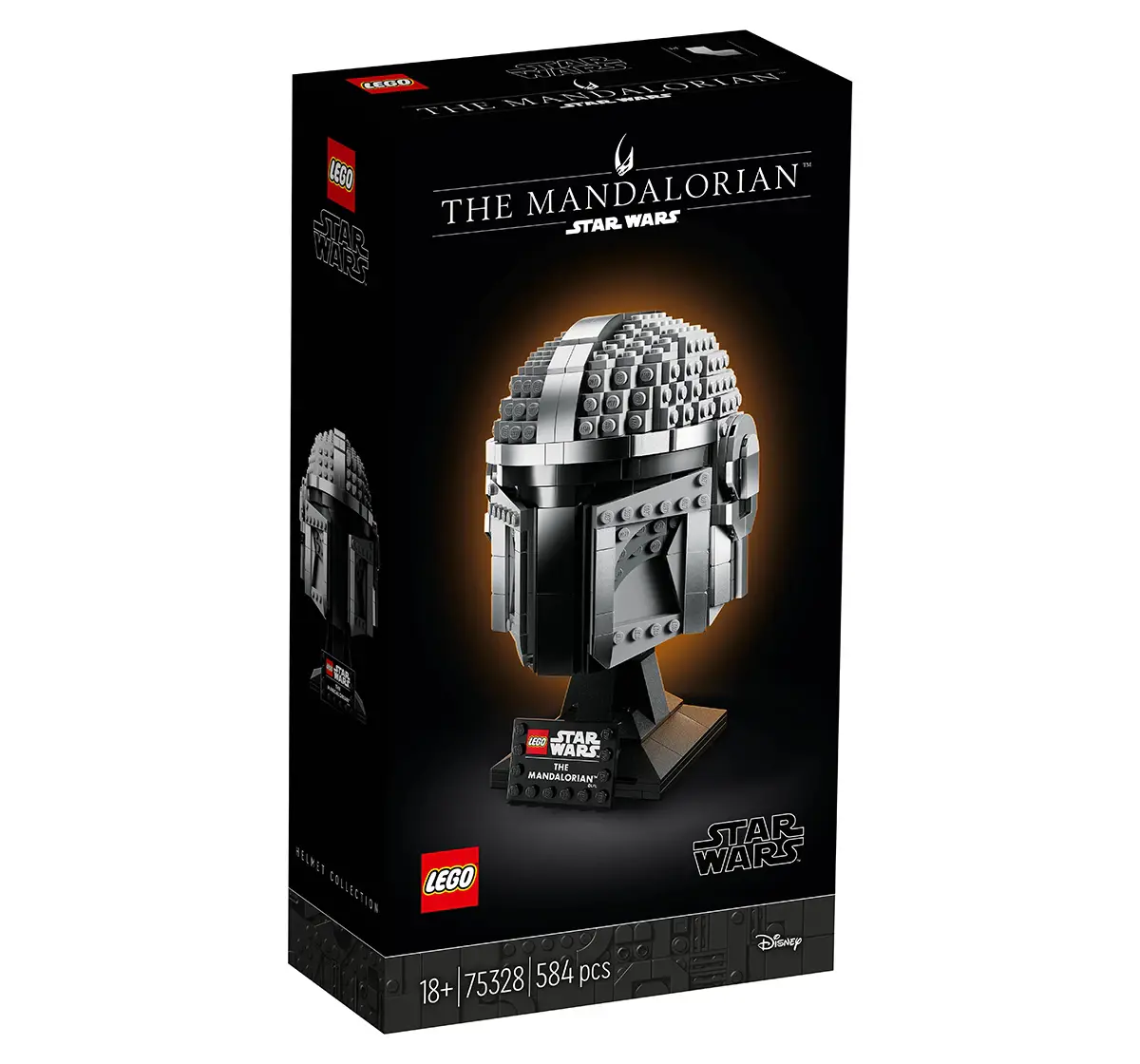 LEGO Star Wars The Mandalorian Helmet 75328 Building Kit (584 Pieces) 18Y+