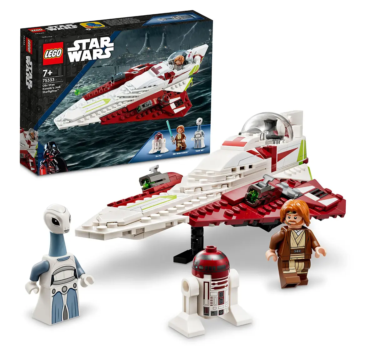 LEGO Star Wars Obi-Wan Kenobi’s Jedi Starfighter 75333 Building Kit (282 Pieces) 7Y+