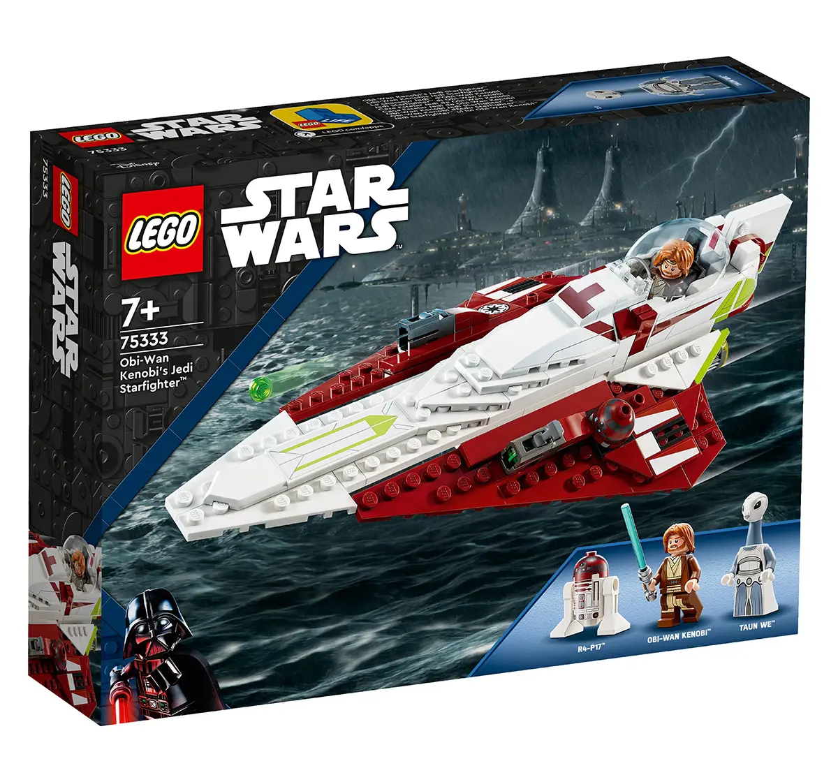 LEGO Star Wars Obi-Wan Kenobi’s Jedi Starfighter 75333 Building Kit (282 Pieces) 7Y+