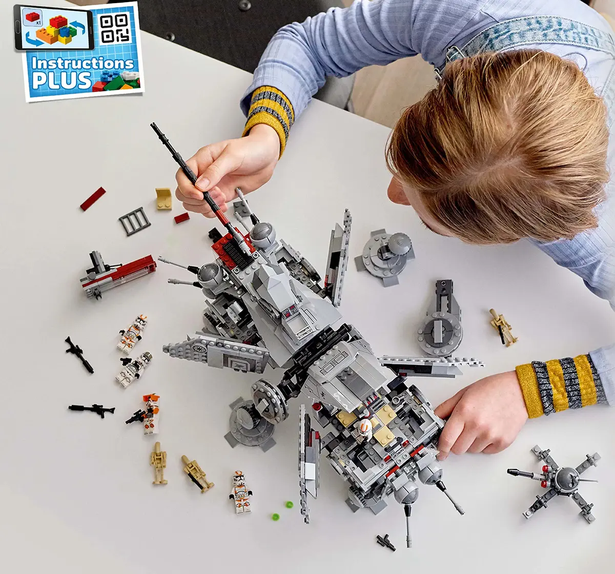 LEGO Star Wars AT-TE Walker 75337 Building Kit (1082 Pieces) 9Y+