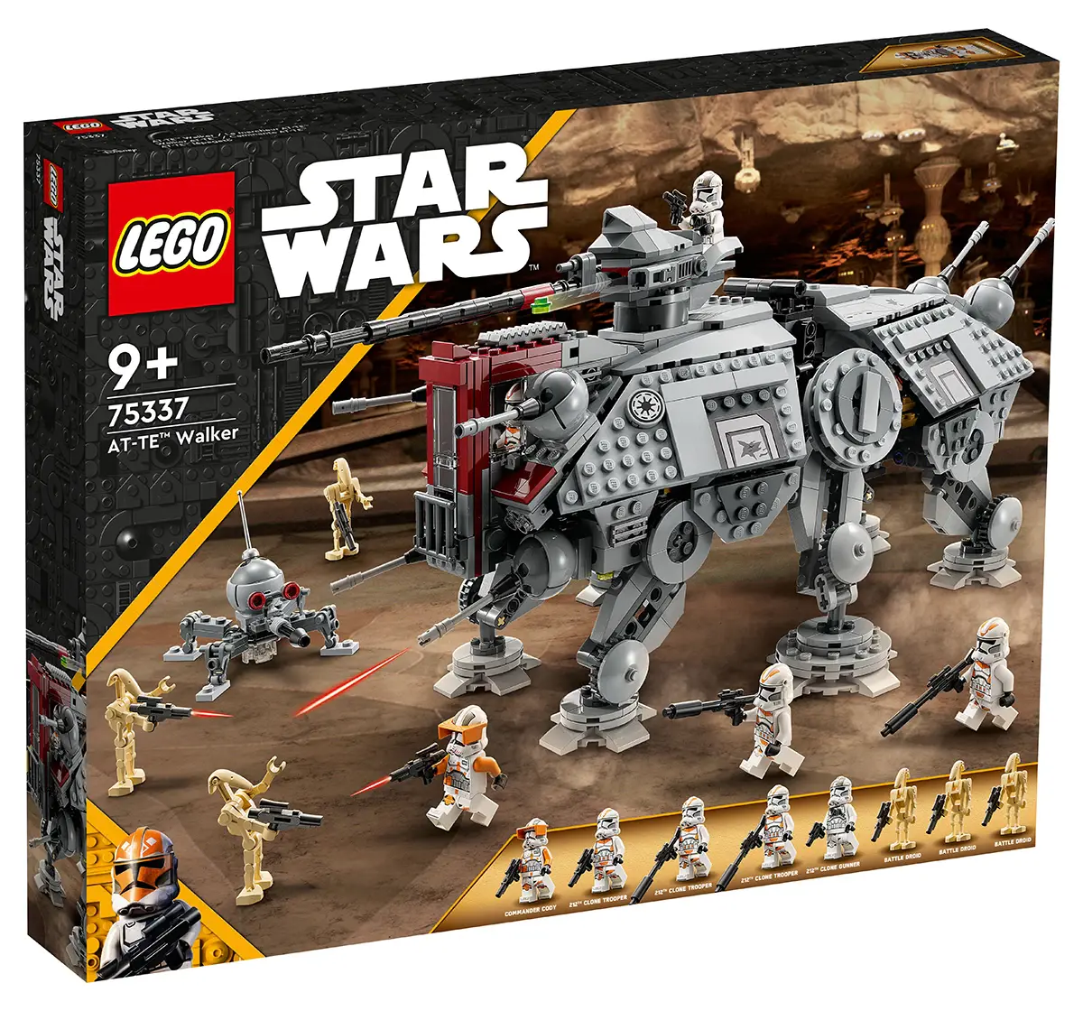 LEGO Star Wars AT-TE Walker 75337 Building Kit (1082 Pieces) 9Y+